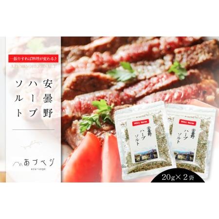 ふるさと納税 【一振りすれば料理が変わる♪】安曇野 ハーブソルト 20g×2袋 [安曇野ベジタブル ...