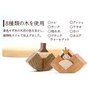 ふるさと納税 木のお雛さま<あきた芸術村 森林...の詳細画像1
