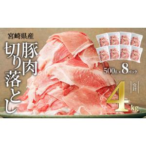 ふるさと納税 【ご好評につき期間延長！！】宮崎県産豚肉切り落とし合計4.5kg（冷凍500g×9パック） 宮崎県宮崎市