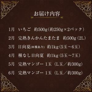 ふるさと納税 【定期便】12か月 南国宮崎 旬...の詳細画像1