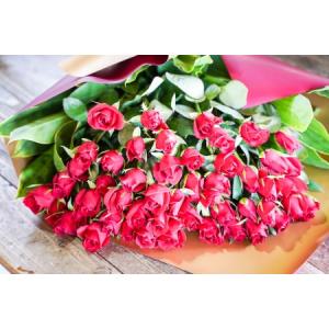 ふるさと納税 【圧巻の50本】真っ赤なバラの花...の詳細画像1