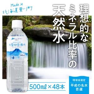 ふるさと納税 「大雪旭岳源水」（500ml×48本） 北海道東川町