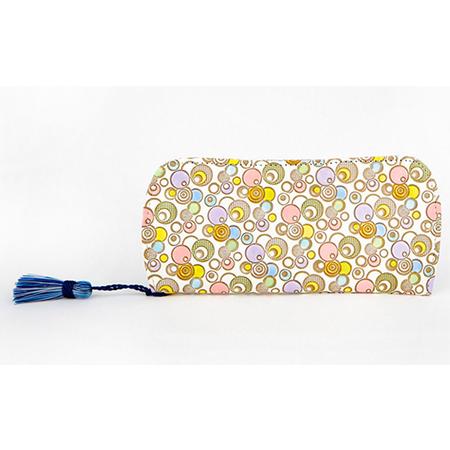 ふるさと納税 【文庫屋大関】メガネケース　ポッピンソーダ【皮革工芸品】 ファッション小物 民芸品  ...