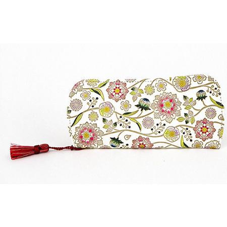 ふるさと納税 メガネケース ダリア ベリーピンク 文庫屋大関 メガネ ケース メガネ入れ 大人 かわ...