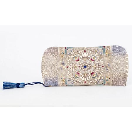 ふるさと納税 【文庫屋大関】メガネケース　夢幻のタピ【皮革工芸品】 ファッション小物 民芸品  東京...