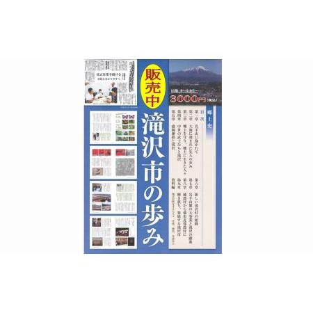 ふるさと納税 郷土史 「滝沢市の歩み」 1冊 B5判 506頁 オールカラー DVD-R付き 3Dメ...