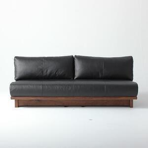 ふるさと納税 ソファ　ボールド180　WAプラス　ウォールナット無垢　本革　大川家具　福岡県　大川市 福岡県大川市