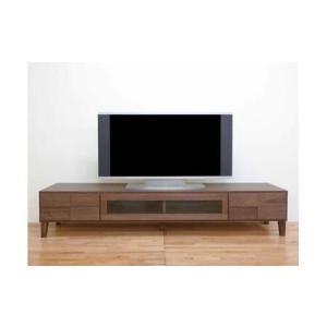 ふるさと納税 テレビ台 テレビボード 幅200 ウォールナット 無垢材 引き出し 収納 デッキ収納 TV台 ローボード 脚付き 大川家具 丸田木工 ボニー 福岡県大川市
