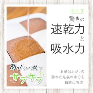 ふるさと納税 吸水&速乾!洗える 珪藻土タイル...の詳細画像3
