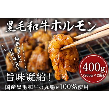 ふるさと納税 黒毛和牛ホルモン400g(200g×2袋) 有限会社トップルーフ《60日以内に出荷予定...