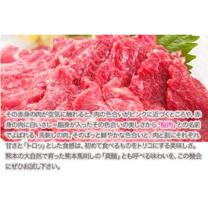 ふるさと納税 馬刺し 上赤身 600g 馬刺し...の詳細画像3