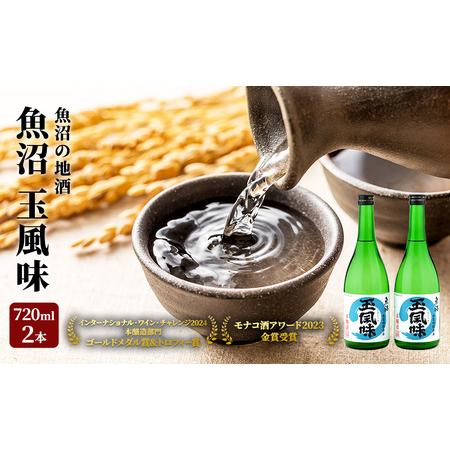 ふるさと納税 【魚沼の地酒】 魚沼玉風味 2本 セット （ 日本酒 720ml 清酒 本醸造酒 お酒...