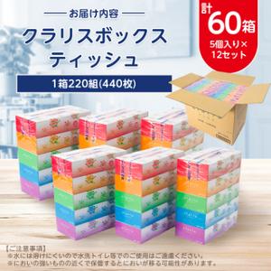 ふるさと納税 クラリスボックスティッシュ60箱...の詳細画像3