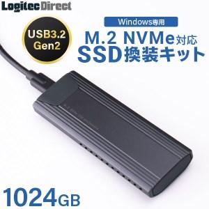 ふるさと納税 【089-01】ロジテック SSD M.2 換装キット　1024GB【LMD-SMC1...