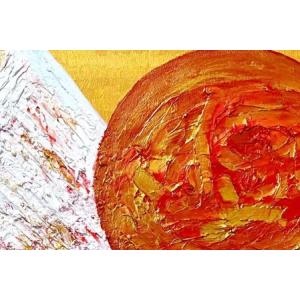 ふるさと納税 富士山溶岩パワーアート「輪和白富...の詳細画像1