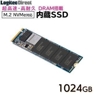 ふるさと納税 【076-01】ロジテック DRAM搭載 内蔵SSD M.2 NVMe対応 1024G...