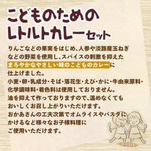 ふるさと納税 こどものためのレトルトカレー 2...の詳細画像2