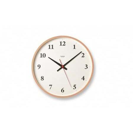 ふるさと納税 Plywood clock［電波時計] / LC21-06W NT レムノス Lemn...
