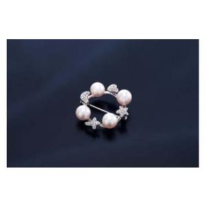 ふるさと納税 700-02あこや真珠ブローチ 三重県鳥羽市