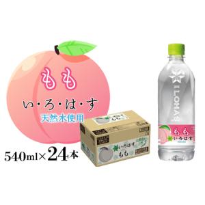 ふるさと納税 い・ろ・は・す天然水 540ml×24本 桃 もも モモ 水 山梨県産 天然水 いろはす 山梨県笛吹市