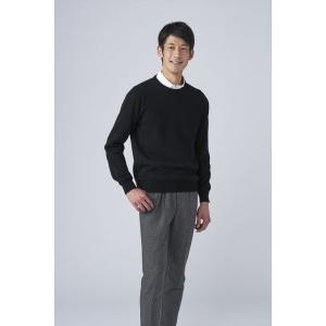 ふるさと納税 日本製 カシミヤ100% クルー...の詳細画像1