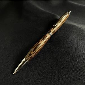 ふるさと納税 【木製シャープペンシル 0.5mm（ウェンジ材・縞杢・艶消し仕上げ）2Pice】木製シ...