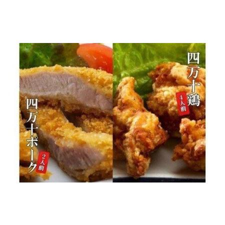 ふるさと納税 四万十 鶏 唐揚げ 4人前 四万十 ポーク とんかつ お惣菜 2人前 3 セット 個包...