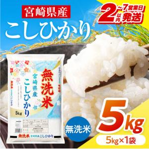 ふるさと納税 米 こしひかり 無洗米 合計5kg...の商品画像