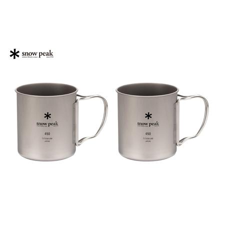 ふるさと納税 スノーピーク チタンシングルマグ 450 2個セット MG-143 Snow Peak...