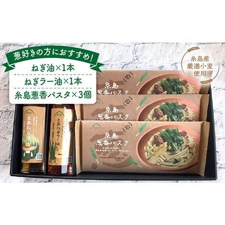 ふるさと納税 糸島ねぎ油 / 葱 香る 麺 ギフト セット《糸島》【弥冨農園】 [ALA023] ネ...