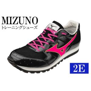 ふるさと納税 AO42　ミズノトレーニングシューズ　BUILT　TRAINER【ブラック×フラッシュピンク2E】 兵庫県宍粟市