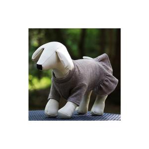 ふるさと納税 カシミヤ100％ 犬用フリルワンピース＆ケープ 無染色ココア色 Mサイズ 雑貨 日用品 長野県軽井沢町