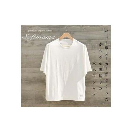 ふるさと納税 2枚仕立て　オーガニック　コットン　100%　Tシャツ　レディース　L　半袖　白／ソフ...