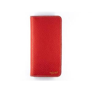 ふるさと納税 maf pinto アイフォーンケース 本革 日本製 (iPhone SE 第2世代 ／ 8 ／ 7, ) ADRIA LINE 【 フレッシュレッド】 福岡県大川市