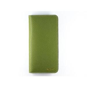 ふるさと納税 maf pinto アイフォーンケース 本革 日本製 (iPhone SE 第2世代 ／ 8 ／ 7, ) ADRIA LINE 【グリーンティー】 福岡県大川市