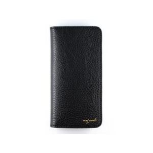 ふるさと納税 maf pinto アイフォーンケース 本革 日本製 (iPhone SE 第2世代 ／ 8 ／ 7, ) ADRIA LINE 【ブラック】 福岡県大川市