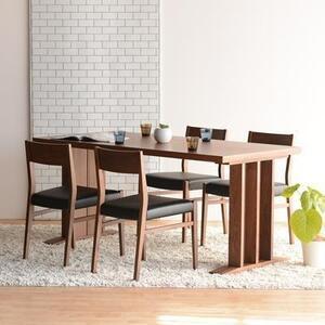 ふるさと納税 DT09 ウレタン DC01 オールマイティブラック ウォールナット 5点 ダイニングセット 福岡県大川市