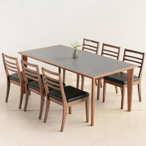 ふるさと納税 DTMM01-02 DCゴーダ オールマイティブラック ウォールナット 7点 ダイニングセット 福岡県大川市