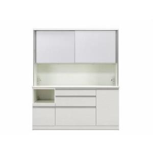 ふるさと納税 シュシュ キッチンボード 幅170cm オープンボード カップボード 引き戸 食器棚 完成品 ダイニングボード 大川家具 福岡県大川市