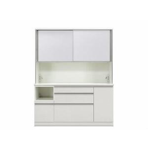 ふるさと納税 シュシュ オープンボード 幅160cm キッチンボード カップボード 引き戸 食器棚 完成品 ダイニングボード 大川家具 福岡県大川市