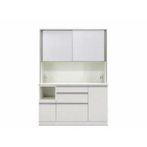 ふるさと納税 シュシュ キッチンボード 幅140cm オープンボード カップボード 引き戸 食器棚 完成品 ダイニングボード 大川家具 福岡県大川市