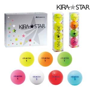 ふるさと納税 ゴルフボール KIRA STAR 1ダース(12個入り) キャスコ キラ スター 見え...