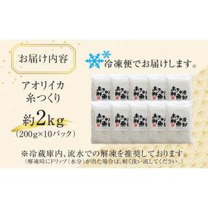ふるさと納税 いか糸つくり 2kg 冷凍 小分...の詳細画像3