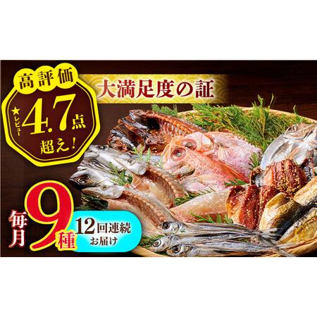 ふるさと納税 【12回定期便】欲ばり平戸ひもの三昧【有限会社　篠崎海産物店】[KAD125]/  長...