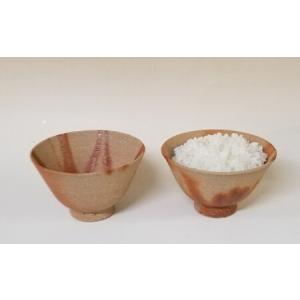 ふるさと納税 備前焼めし碗2客(緋襷) 岡山県備前市の詳細画像4