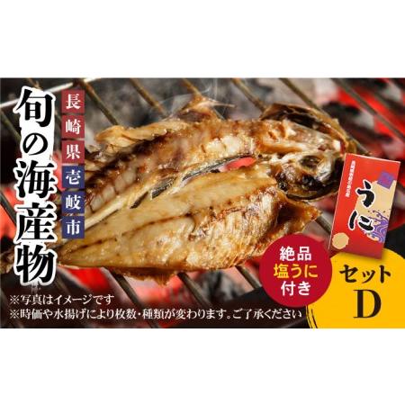 ふるさと納税 【予約受付中】旬の海産物 干物詰め合わせ Dセット 《壱岐市》【マルミ海産物】 [JC...