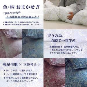ふるさと納税 【訳あり】 羽毛布団 シングル ...の詳細画像3