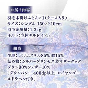 ふるさと納税 【訳あり】 羽毛布団 シングル ...の詳細画像4