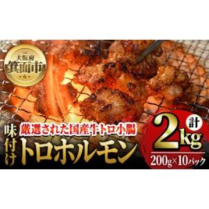 ふるさと納税 味付けトロホルモン(計2kg・200g×10パック)国産 焼肉 絶品 特Ａランク ホル...