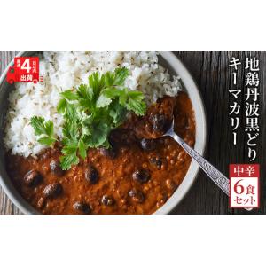ふるさと納税 地鶏丹波黒どりと京都府産黒大豆のキーマカリー